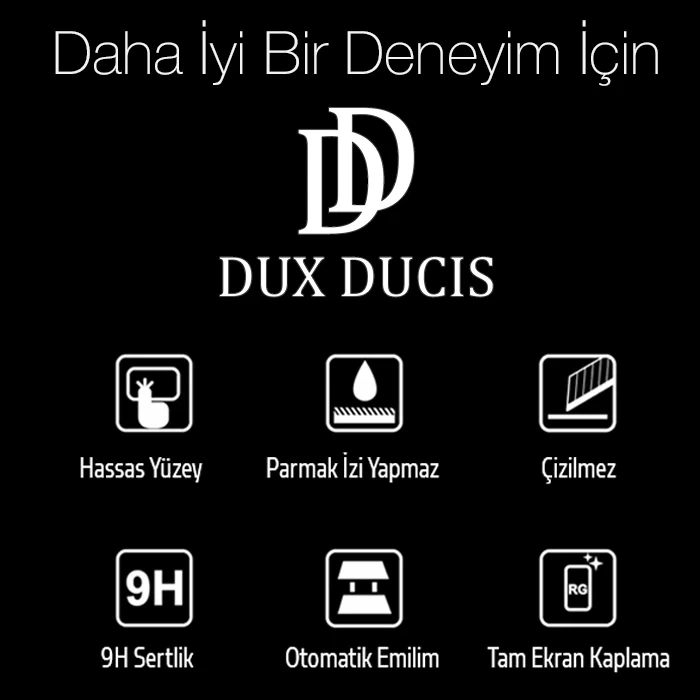 Dux Ducis İphone 11 Pro Max Tempered Cam Ekran Koruyucu 10d Full Kaplama-(5775)