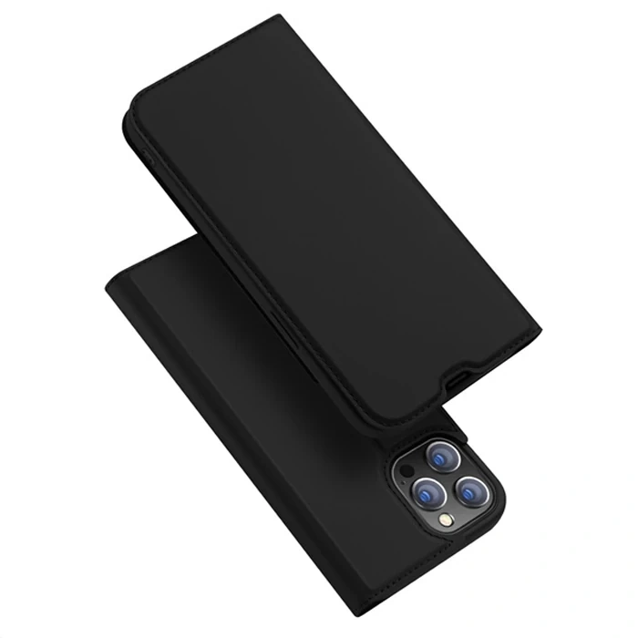 Dux Ducis İphone 13 Pro Max 6.7inç Kılıf Kapaklı Flip Cover Kılıf Skinpro Series
