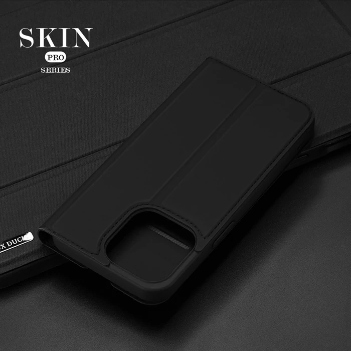 Dux Ducis İphone 13 Pro Max 6.7inç Kılıf Kapaklı Flip Cover Kılıf Skinpro Series