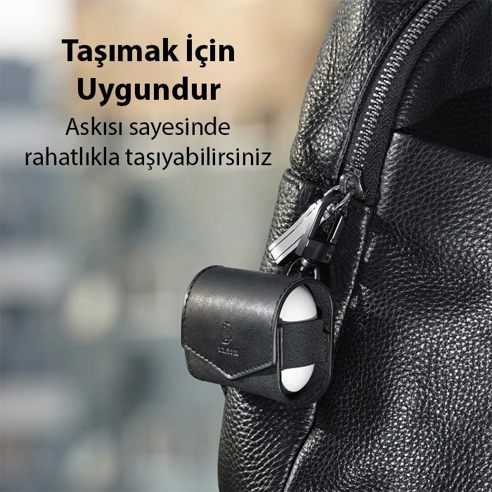 Dux Ducis Mix Series Apple Airpods 3 İçin Premium Mıknatıslı Deri Kılıf