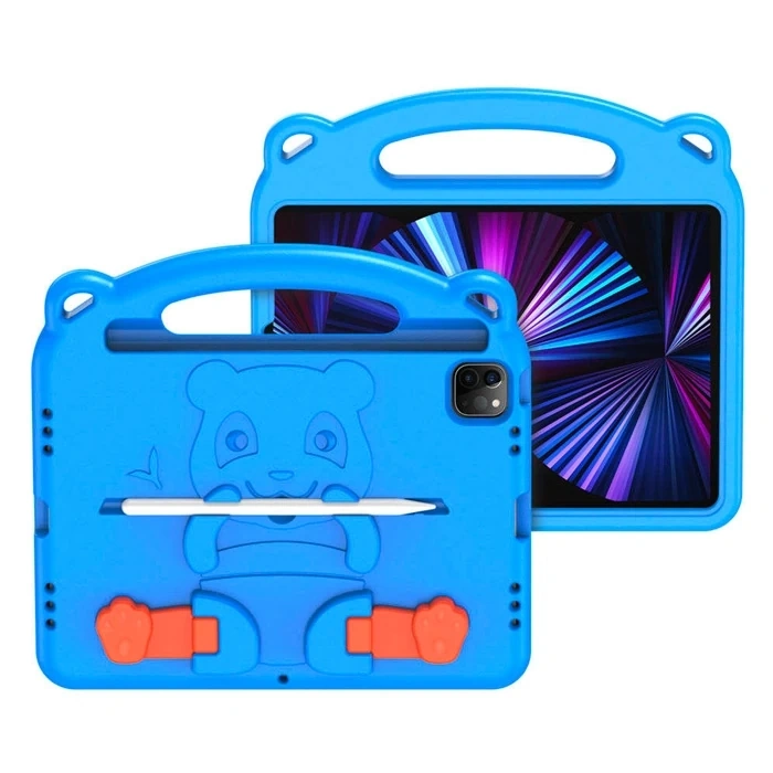 Dux Ducis Panda İpad Pro 11 (2018/2020/2021) İpad Air 4-5 Kılıf Çocuk Shockproof Standlı Taşınabilir