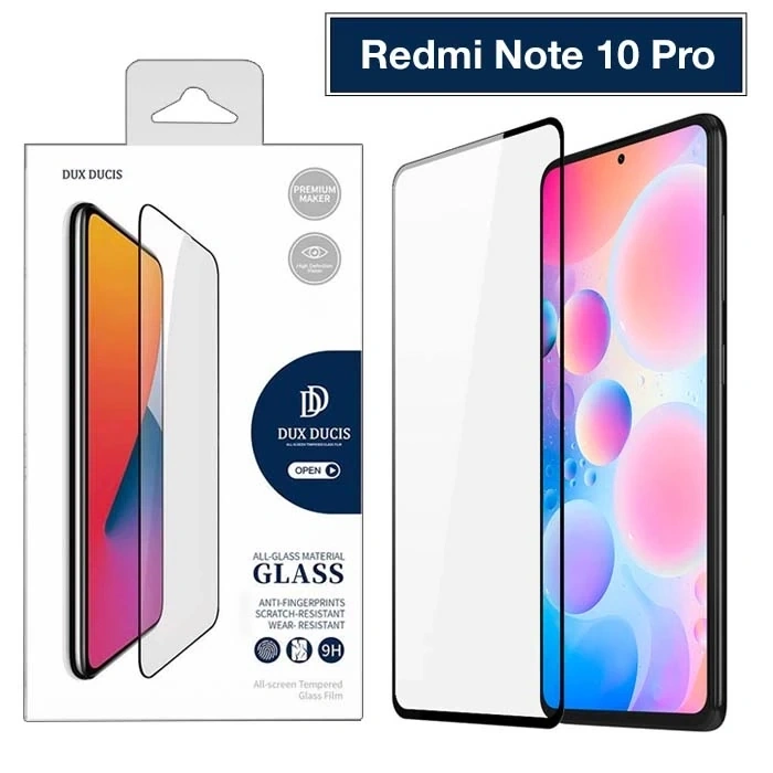 Dux Ducis Redmi Note 10 Pro -k40+pro Tempered Cam Ekran Koruyucu 9d Full Kaplama