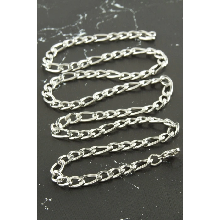 Düz Zincir Çelik Kolye 55 cm