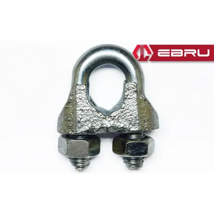 Ebru Çelik Halat Bağlama, Düğüm, Klemens 3 mm - 50 Adet