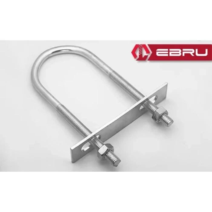 Ebru U Civata, Karşılık Demiri + Somunlu - M6x30 - 25 Set