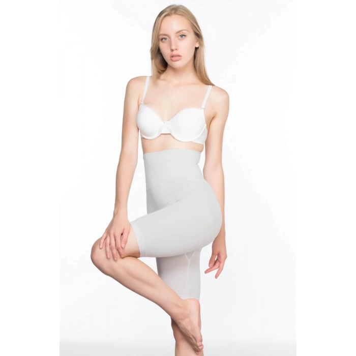 MARSİLYAN™ EKRU MI  3200 Pantolon Altı Soft Double Boxer Korse