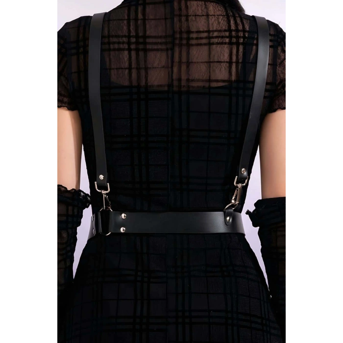 Elbise Üzeri Askılı Deri Kemer Harness - Brf934