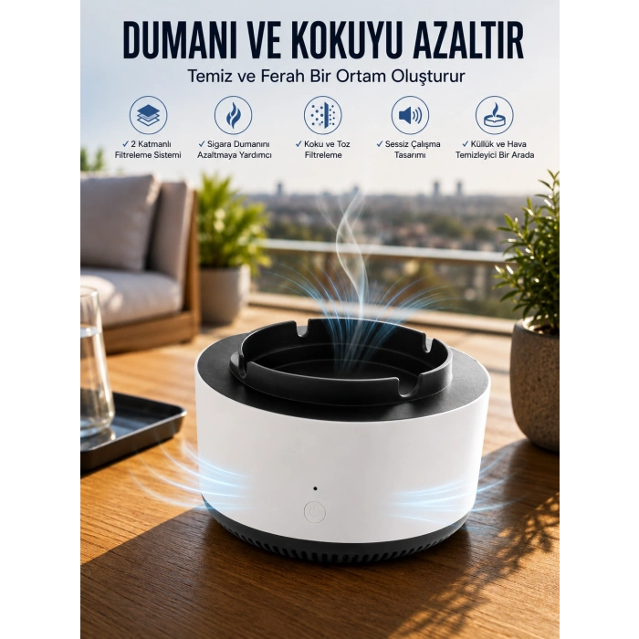 Elektronik Küllük Duman Giderici Hava Temizleyici