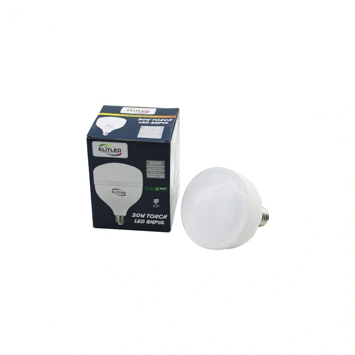 ELİTLED EL-02 12/30 30W TORCH LED BULB AMPUL BEYAZ - 6400K E27 3300 LÜMEN 20.000 SAAT ÖMÜR (4887)