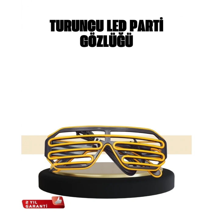 Enerjik Gece Etkinlikleri İçin Led Işıklı Gözlük