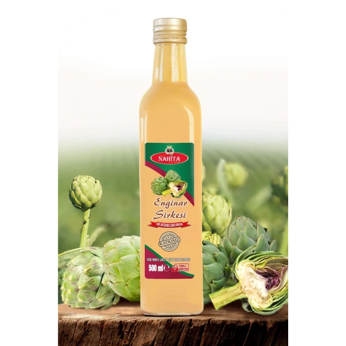 Enginar Sirkesi % 100 doğal Katkısız 500 ml