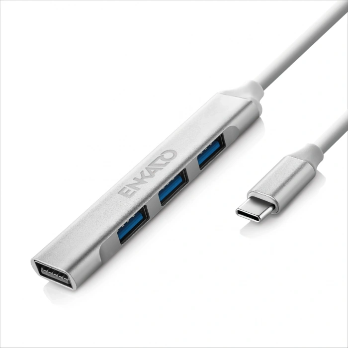 Enkado Ekd-tp50 Type-c To 3xusb 2.0 1xusb 3.0 Metal Usb Hub(1923)