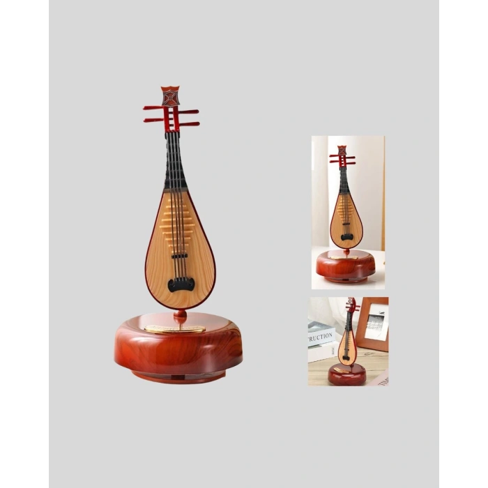 Enstrüman Şeklinde Müzik Kutusu Lüt Tasarım Melodious Music