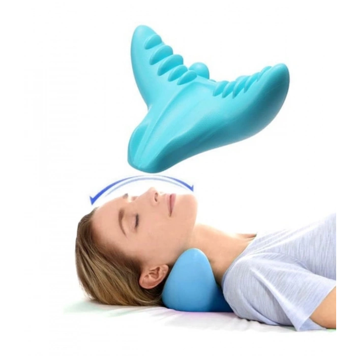 Epilons Ergonomik Boyun Masajı Yastığı – Servikal Traksiyon Destekli, Ağrı Giderici, Ortopedik Yapı
