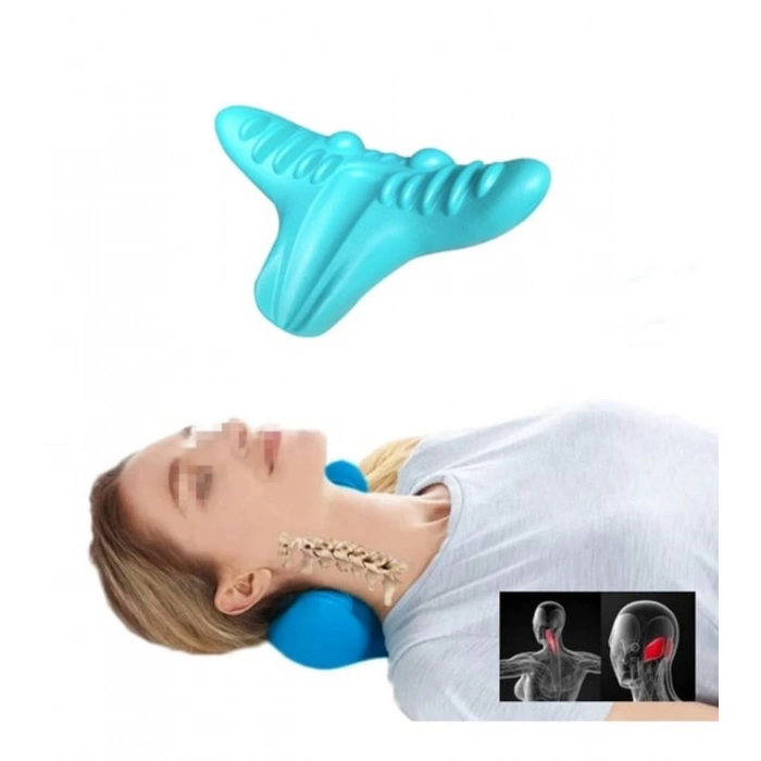 Epilons Ergonomik Boyun Masajı Yastığı – Servikal Traksiyon Destekli, Ağrı Giderici, Ortopedik Yapı