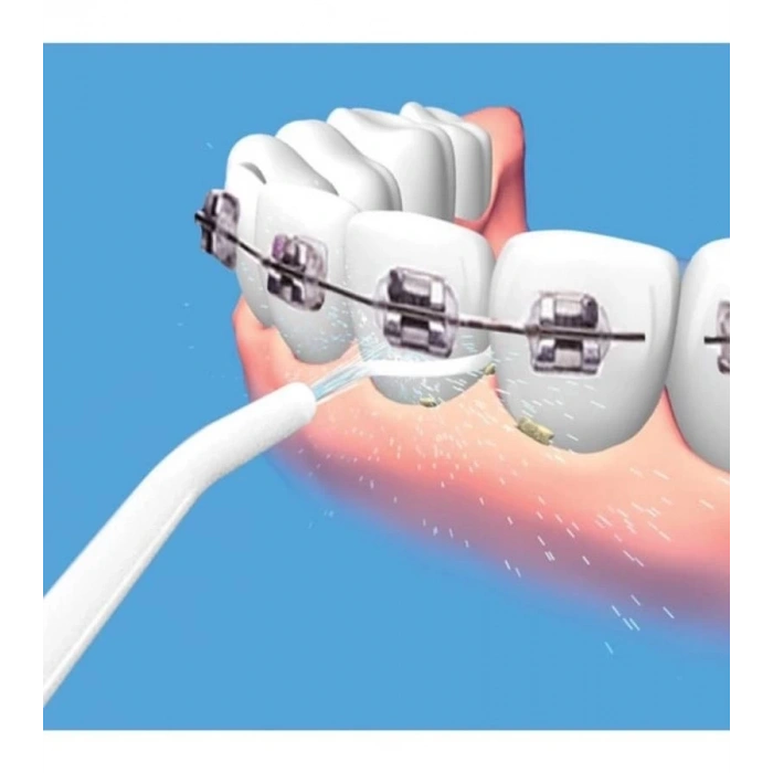 Ergonomik Tasarım Power Floss Mekanik Diş Ve Ağız Temizleme Aleti