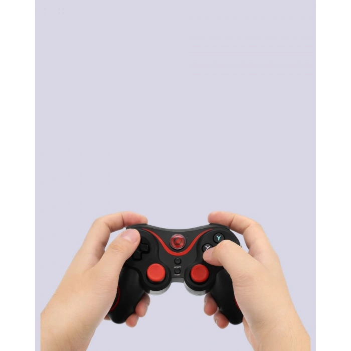 Ergonomik Tasarımlı Kablosuz Bluetooth Gamepad Titreşimli