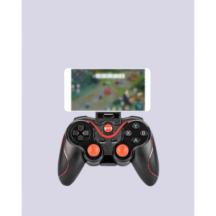 Ergonomik Tasarımlı Kablosuz Bluetooth Gamepad Titreşimli