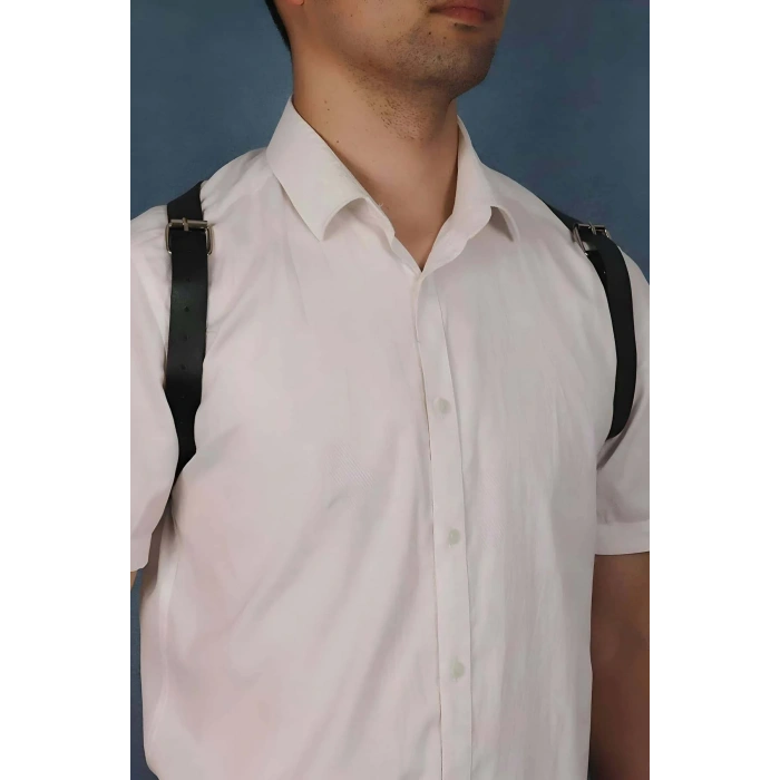 Erkak Deri Göğüs Harness - Brfm128