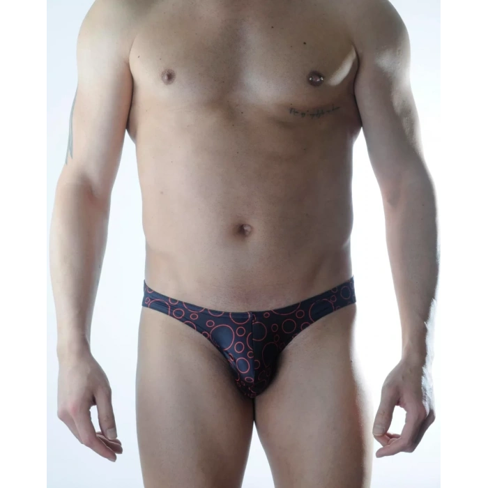 Erkek Daire Desenli Slip Çamaşır