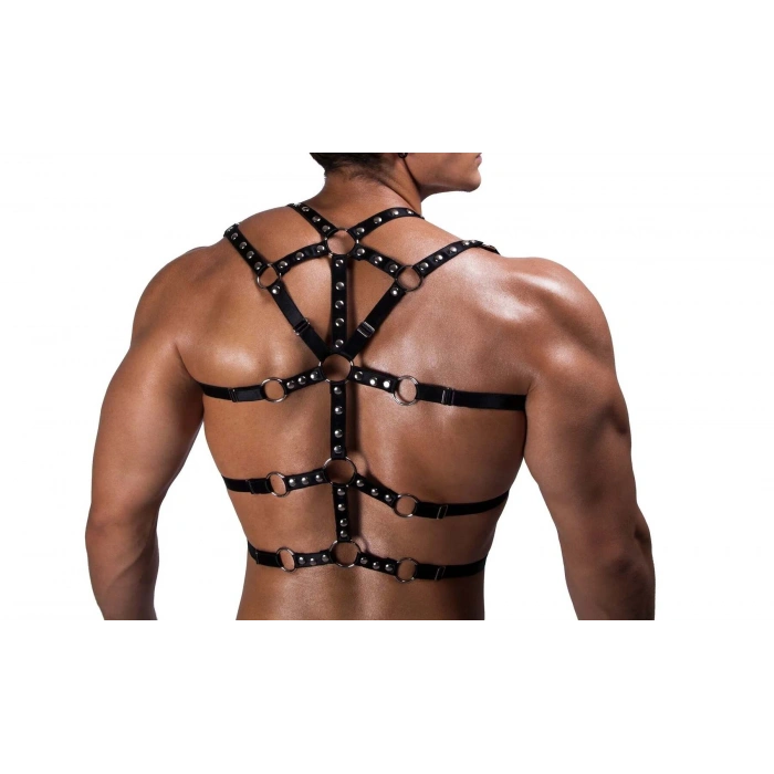 Erkek Lastik Göğüs Harness - Brfm191
