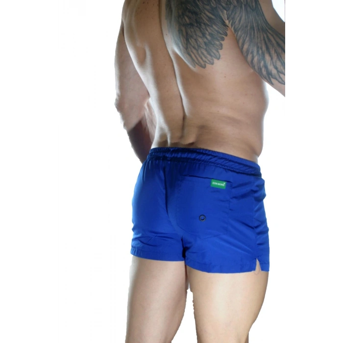 Erkek Mavi Mini Mayo Short