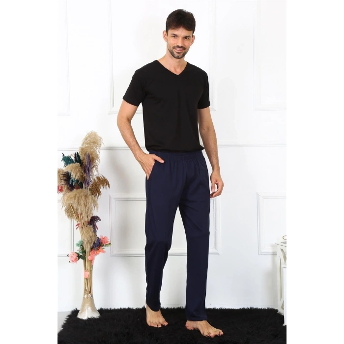 Erkek Pamuk Lacivert Tek Alt Pijama