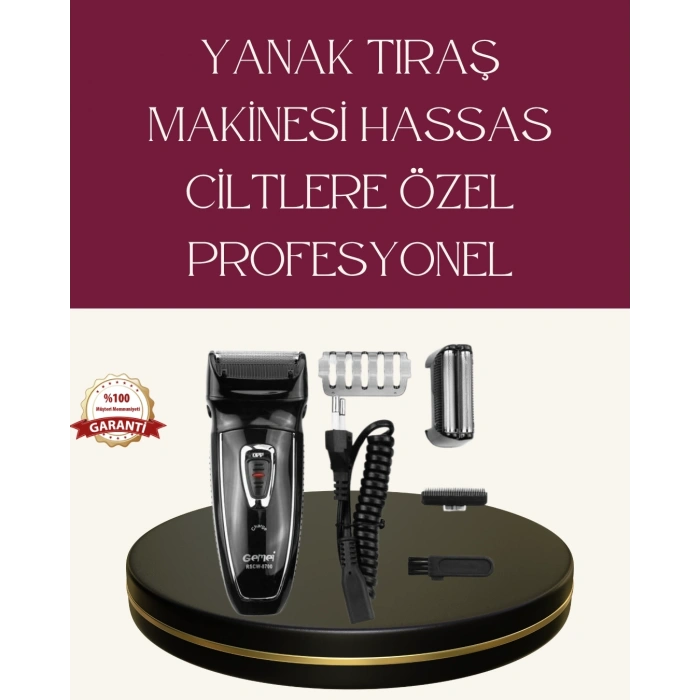 Erkekler İçin Folyo Başlıklı Tıraş Makinesi