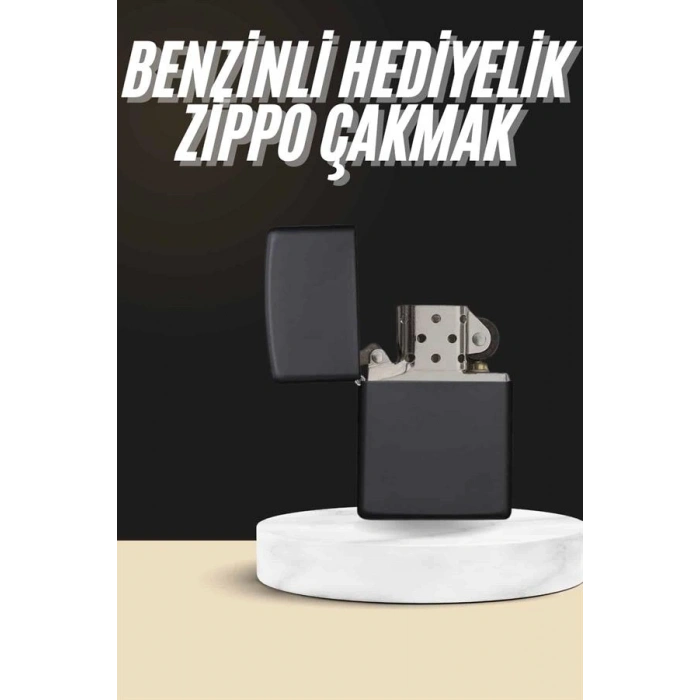 Erkeklere Özel Hediyelik Eşya Metalik Benzinli Çakmak Doldurulabilir