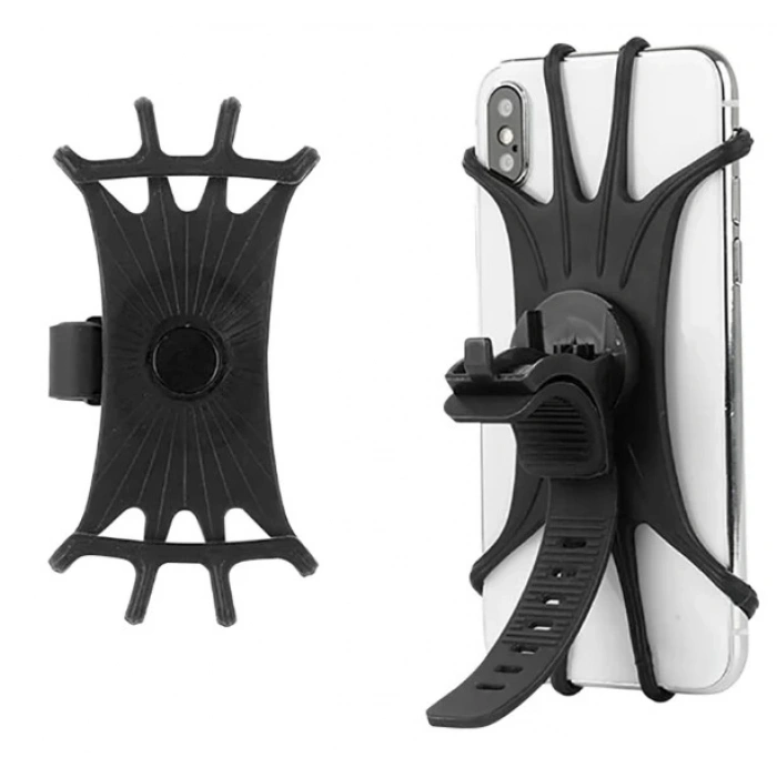 Esnek Silikon Örümcek Bisiklet Telefon Tutucu (4887)