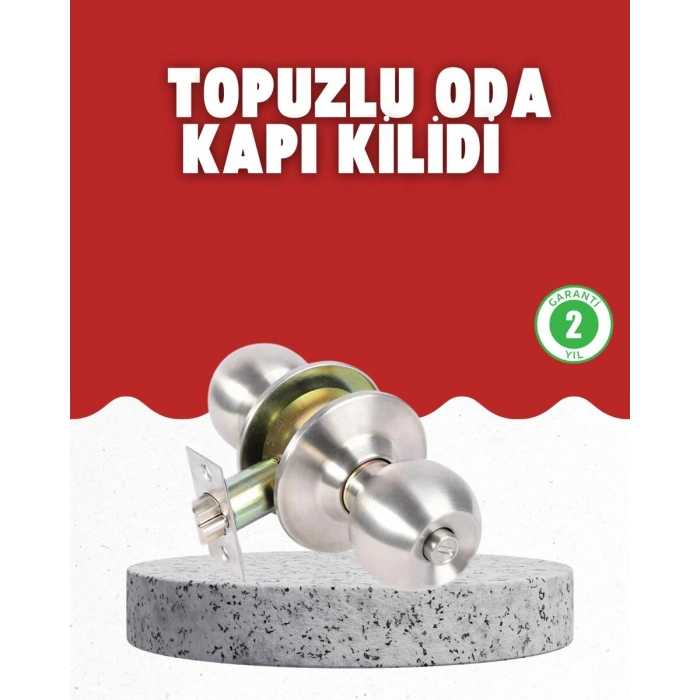 Estetik Güvenli Topuzlu Kapı Kilidi