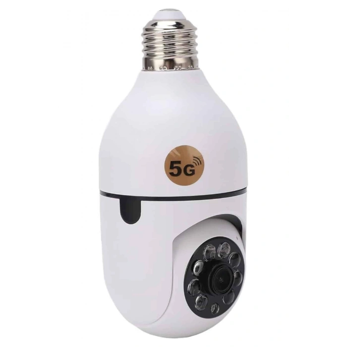 Ev Kamerası Wifi Kamerası Gece Görüşlü Akıllı Ampül Kamera