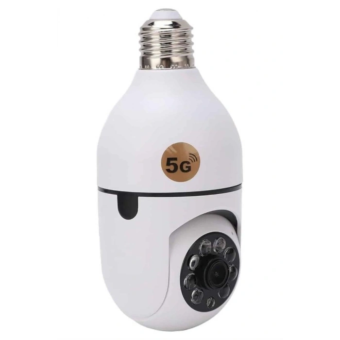 Ev Kamerası Wifi Kamerası Gece Görüşlü Akıllı Ampül Kamera