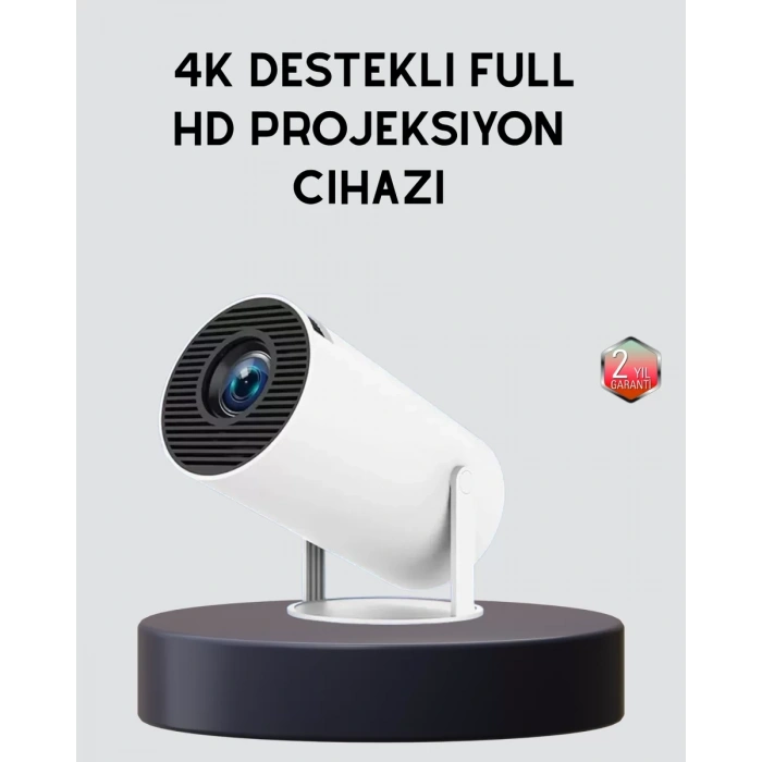 Ev Sineması Projeksiyon Cihazı – 160 Ansı Lümen 4k Uyumlu Ve Kablosuz Görüntü Aktarımı