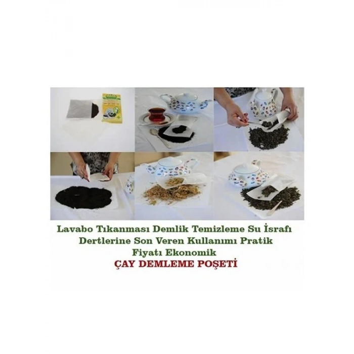 Ev Tipi Çay Demleme Poşeti 25Li Paket
