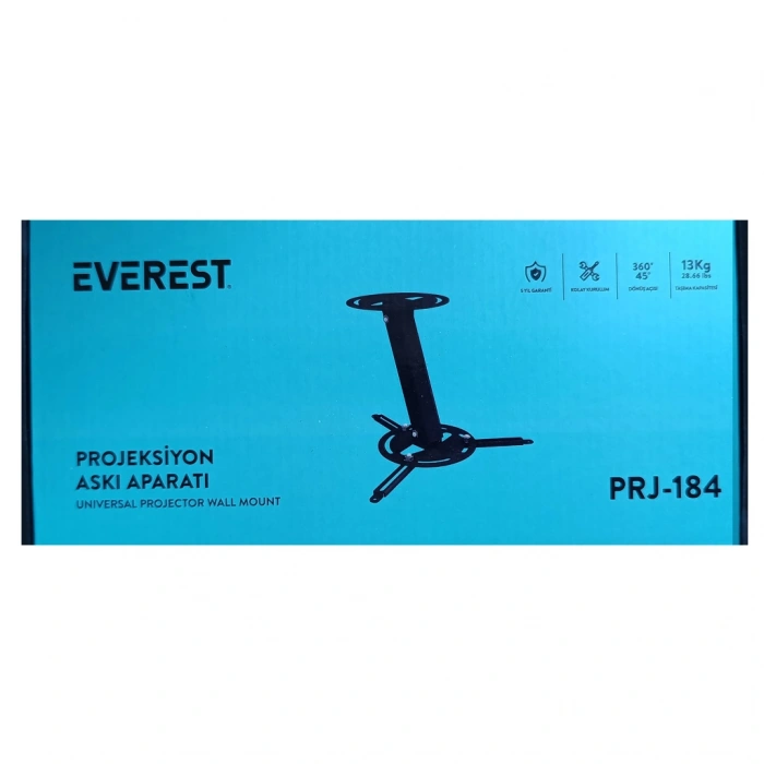 Everest Prj-184 Sabit Ayak 10kg Taşıma Pojeksiyon Askı Aparatı(1923)