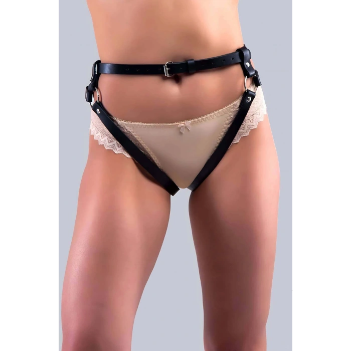 Fantazi Deri Külot  Harness - Brf1007