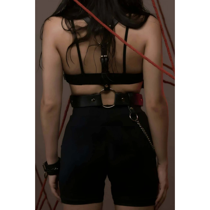 Fantazi Deri Omuzdan Askılı Harness - Brf1266