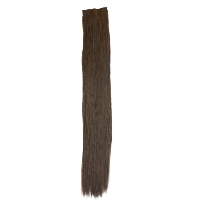 Fiber Sentetik Düz 8 Parça Çıt Çıt - Açık Kahve