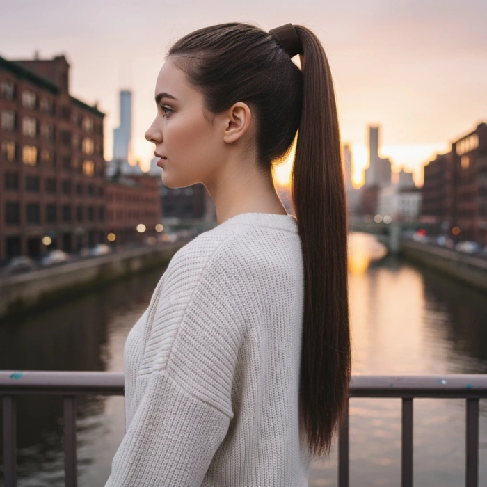 Fiber Sentetik Sihirli At Kuyruğu - Orta Kumral