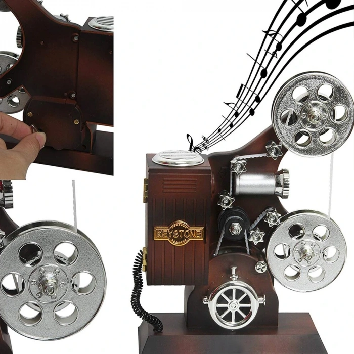 Film Makinesi Tasarımlı Müzik Kutusu