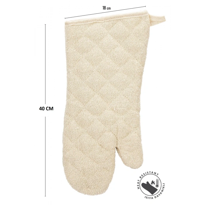 Fırın Eldiveni Isıya Dayanıklı Termo Astarlı LÜX Fırın Eldiveni