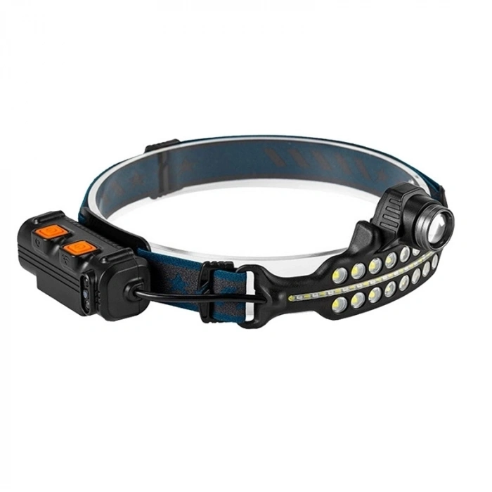 Fithome W690 7 Aydınlatma Modlu Xpe Cob  Led Sensörlü Dahili Pilli Usb Şarj Edilebilir Kafa Feneri