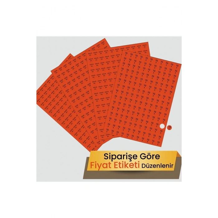 Fiyat Etiketi 165 Adet 15 mm