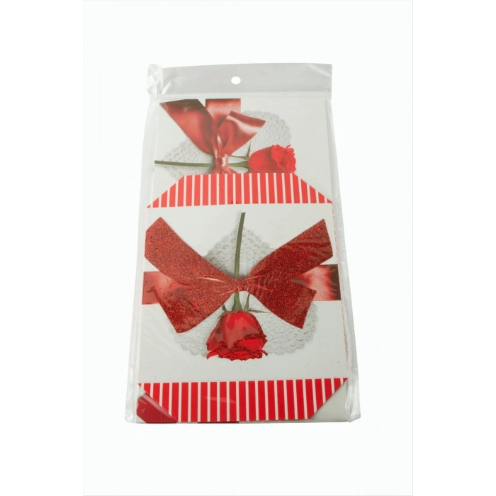 Fiyong Gül Simli Kare Hediyelik Kutu 15 cm