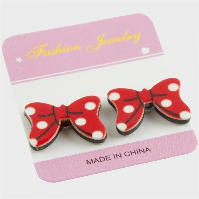 Fiyong Mıknatıslı Plastik Çocuk Küpesi