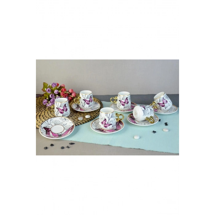 Floral Porselen Kahve Fincanı -82454