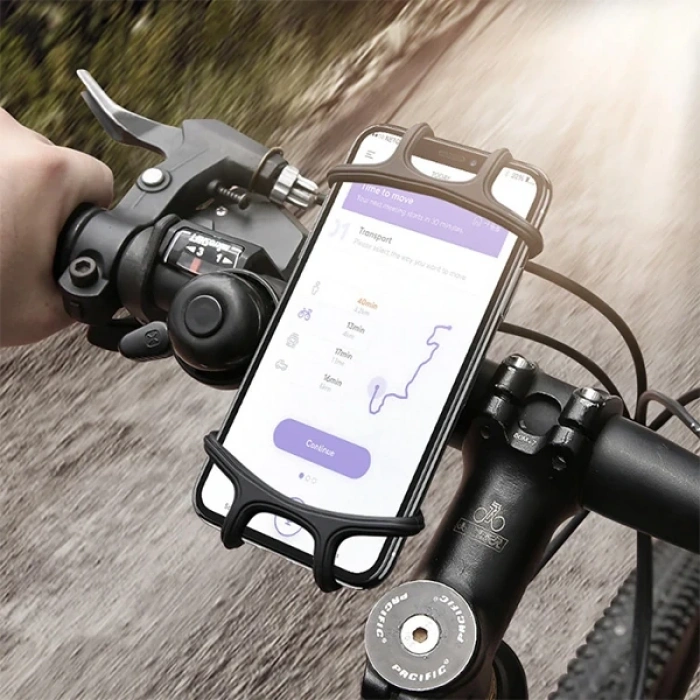 Floveme Universal Silikon Bisiklet Motosiklet Telefon Tutucu