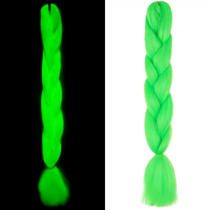 Fosforlu Neon Örgülük Saç Esperer 100 Gr. - Yeşil