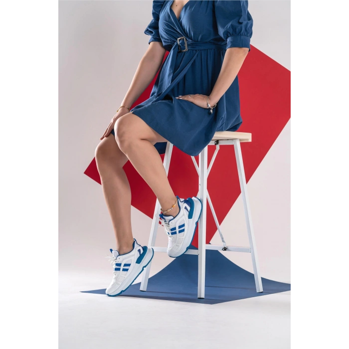 Freesia Beyaz Mavi Spor Ayakkabı